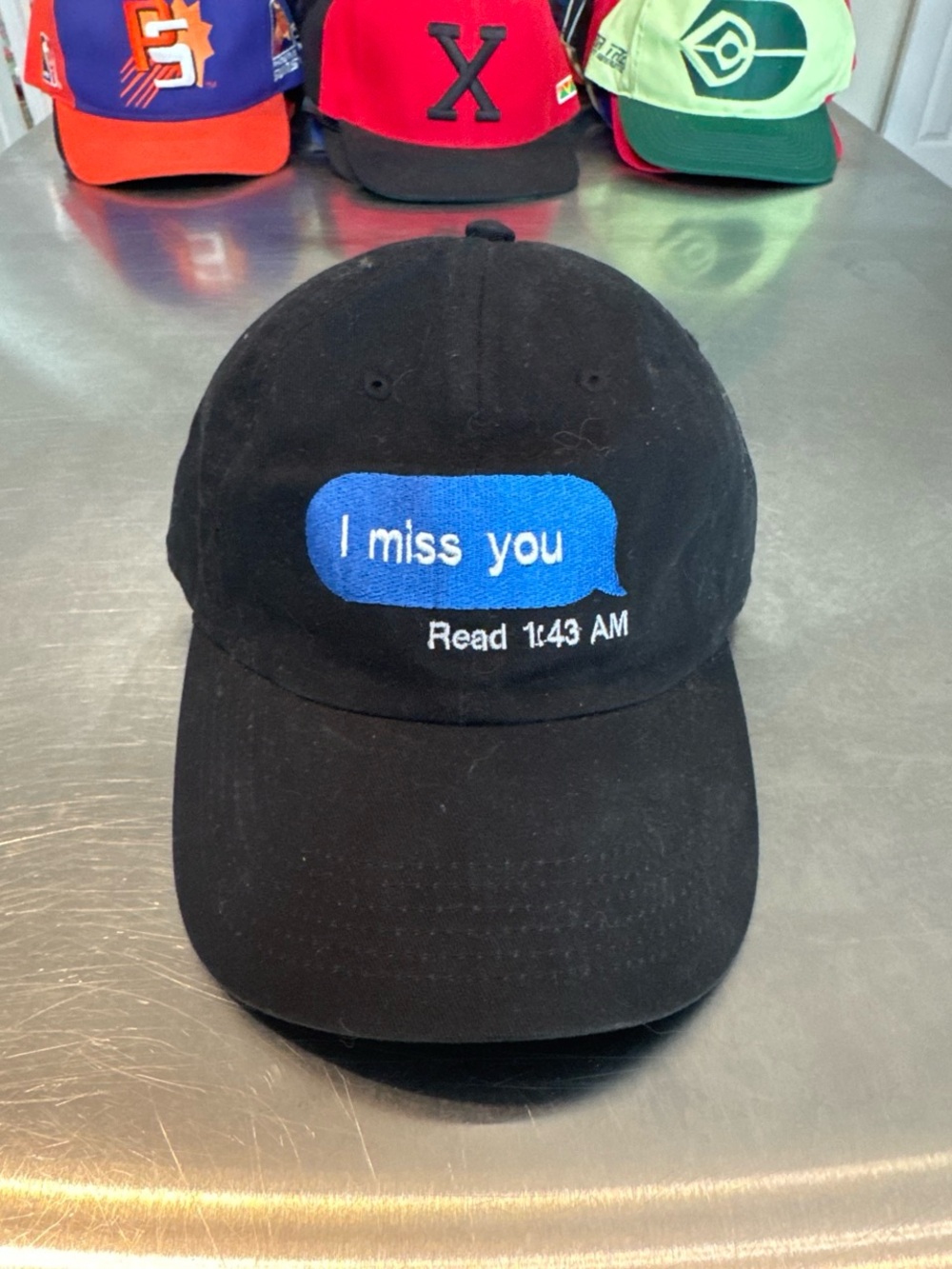 I Miss You Baseball Cap